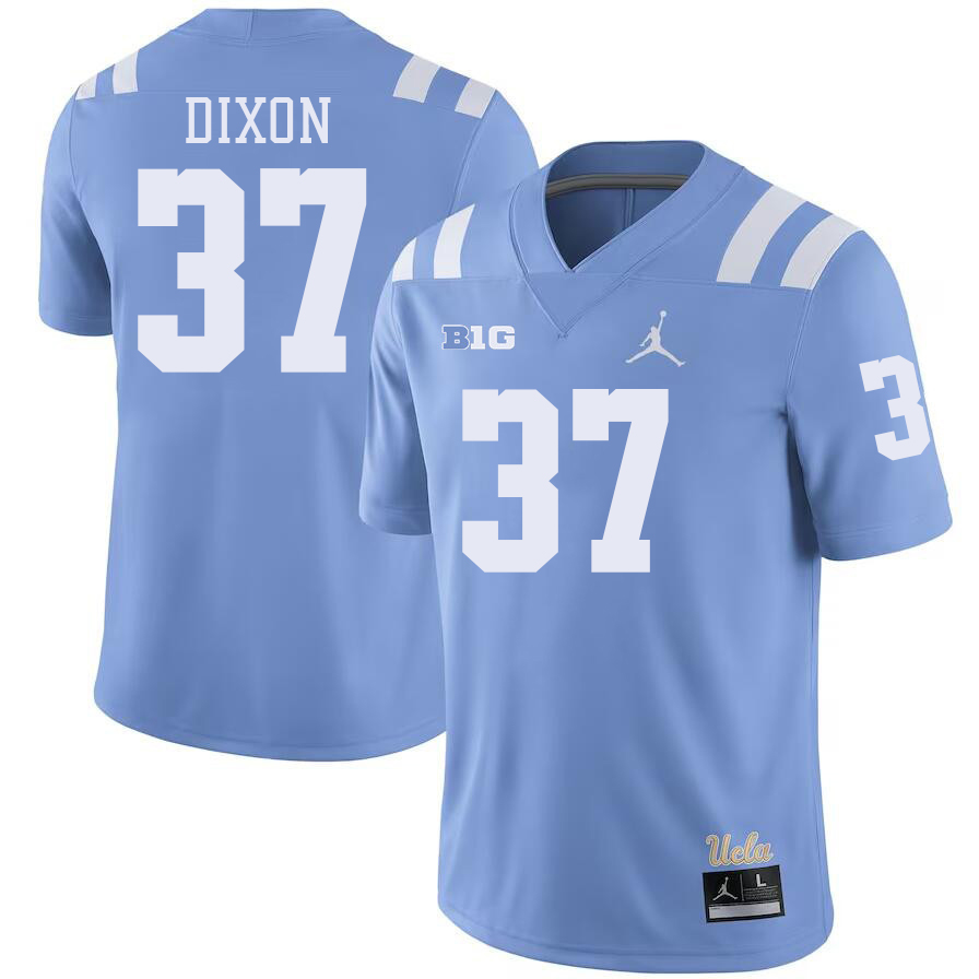 UCLA Bruins #37 Joshua Dixon Big 10 Conference College Football Jerseys Stitched Sale-Power Blue